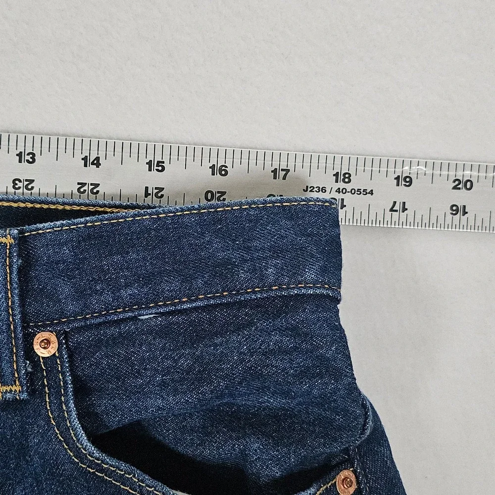 Levis 501 Original Fit Jeans Mens 38x30 Dk Wash Blue Denim Button Fly 005010000 - Picture 3 of 12